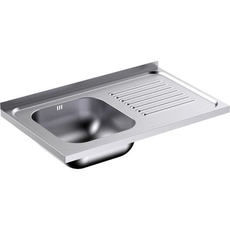 Plonge Inox avec Evier et Egouttoir Profondeur 500 - Distform