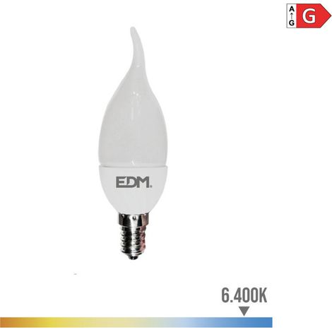 Böhmische LED-Kerzenlampe E14 5 W 400 lm 6400 K Kaltlicht ø3,8 x 12,5 cm EDM