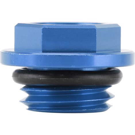 Bouchon de remplissage d'huile à visser, couvercle de réservoir d'essence en aluminium CNC compatible avec Honda CR125R/CR250R/CR480R (bleu) (1/5)
