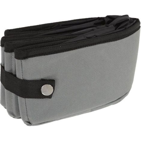 Bac à Litière pour Chat, Bac à Litière pour Chat de Voyage Pliable pour la Maison (Gris) (1/5)