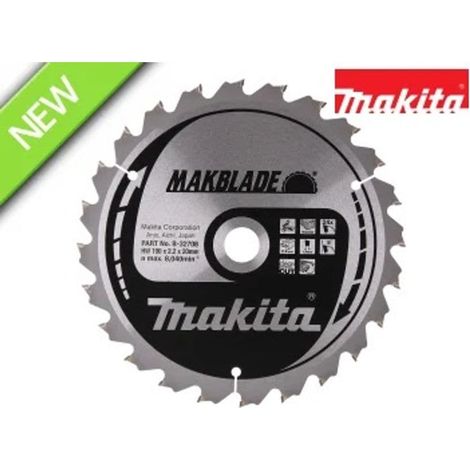 MAKITA B-32708 MAKBLADE for Wood 190mm x 20mm x 24T