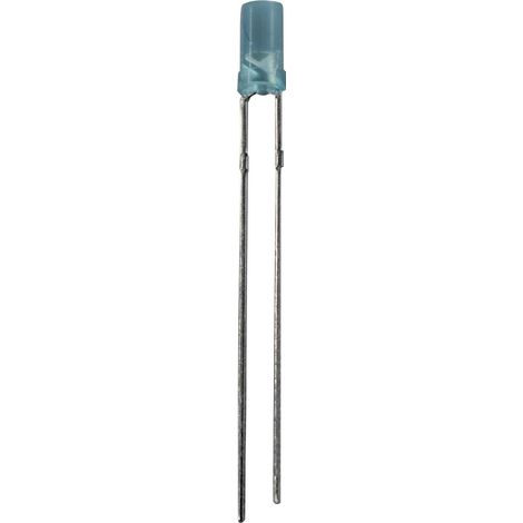 LP 3401 LED bedrahtet Blau Zylindrisch 3 mm 100 mcd 100 ° 30 mA 3.3 V