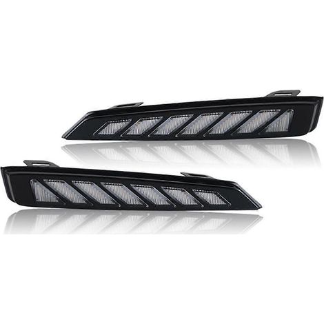 Feux de jour à LED jaunes avec clignotants pour voiture Geely (1/5)