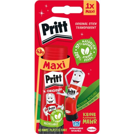 Bâton de colle sûr et adapté aux enfants pour l'art et le bricolage, colle forte pour l'école et le bureau, 1 stylo de 43 g (1/5)