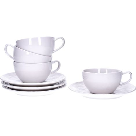 Set di 8 tazzine da cappuccino in porcellana, 200 ml, Sara Duka (1/4)