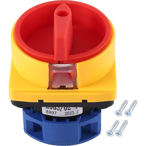 25A Isolateur Commutateur 2 Positions Sélecteur de Came Universel Commutateurs de Verrouillage 550V 25A (1/5)