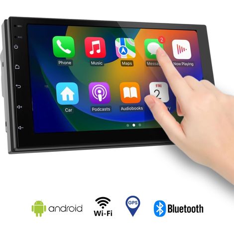Stereo Auto Bluetooth Vivavoce Autoradio 7'' 2Din Android Mirror WiFi GPS 4/64Gb (1/5)