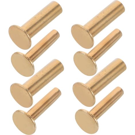 Rivet for Handle Knife Kitchen Fixing and Repair Kit for Wooden Handle DIY Accessories 4 Pairs of Metal Rivets for Replacement and Assembly (1/5)
