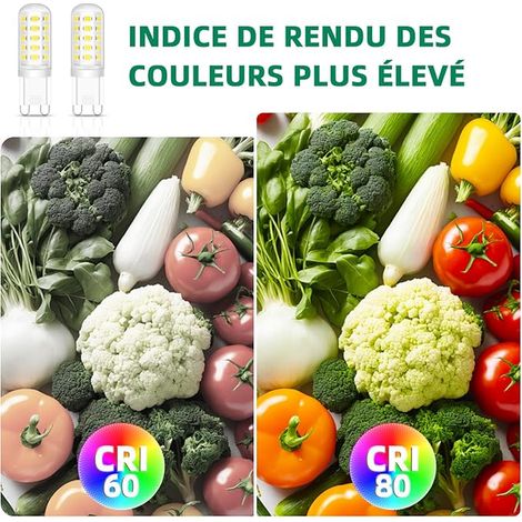 G9 LED Bulbs G9 Led Light Bulb Cool White Ceramic Base for Kitchen Bedroom Living Room Garden