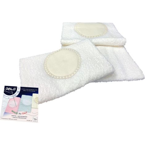 LOT DE 1 SERVIETTE DE TOILETTE + 1 SERVIETTE INVITÉ EN ÉPONGE ET OVALE EN TOILE AÏDA à broder AU POINT DE CROIX avec FILET À LIN Beige