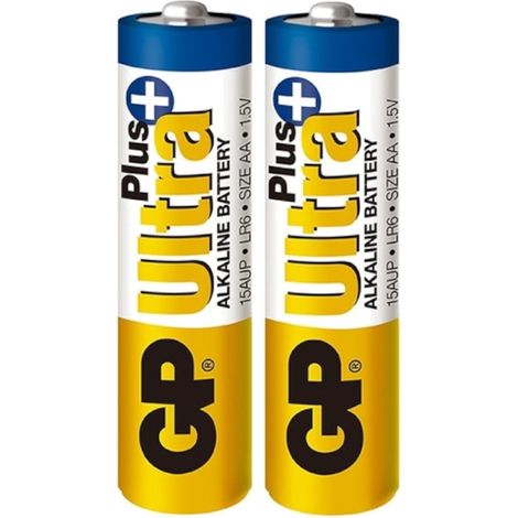 Pile alcaline AA / LR6 - 1.5V (pack de 2) (1/2)