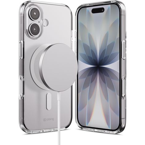 Coque transparente Crong MAG - Étui MagSafe pour iPhone 17 (Transparent) (1/5)