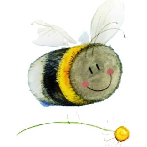 Magnet FM251 Biene und Gänseblümchen