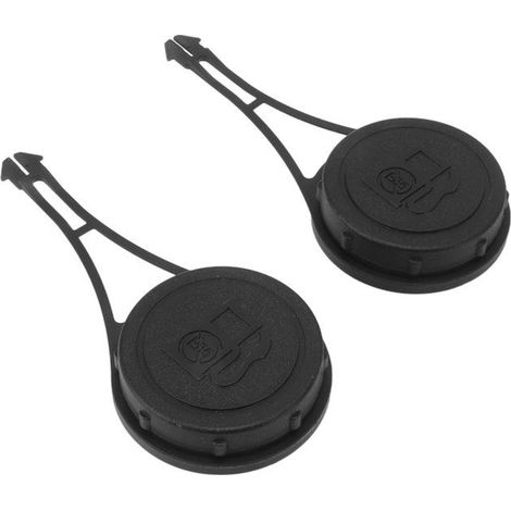 BelleRise - 2pcs Bouchon de réservoir essence – 799585/799684 (remplacement direct) – pour moteurs Briggs & Stratton – noir (1/5)