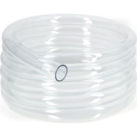 Tuyau Flexible en PVC de 14 x 16 mm, Tube en Plastique Transparent de 5 Mètres, Tuyau à Paroi Mince d'une Épaisseur de Paroi de 1 mm pour Applications Basse Pression (1/5)