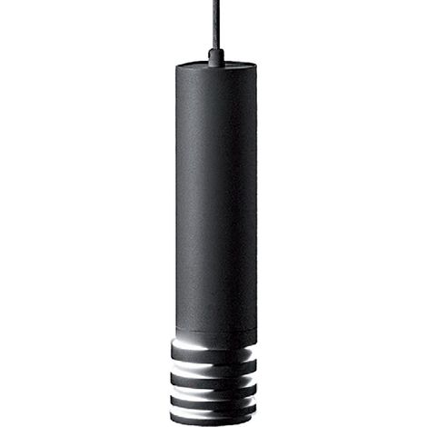 Lampe À Suspension Noire Emily S - Lustre Moderne Avec Structure En Métal Satiné Et Diffuseur En Acrylique - Douille Gu10 Max 35W - Gealuce (1/5)