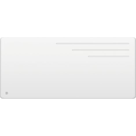 Radiateur électrique fixe à inertie sèche fonte 2000W Bestherm MOTU horizontal blanc (1/5)