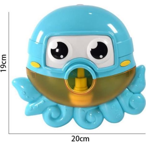 1 Machine à bulles, Électrique, Forme poulpe, Bleu, Pour salle de bain enfant (1/4)