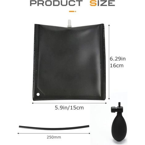 2PCS Voiture Coussin Gonflable de Levage,Coussin Gonflable,Coussin Levage,Coussin de Levage Gonflable,Convient pour la Réparation D'installation de Fenêtre de Porte de Voiture (2PCS) (1/4)