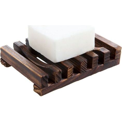 Porte-savon en bambou pour cuisine, salle de bain, douche (1/5)