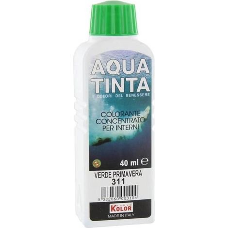 10 x AQUATINTA P/INTERNI 40 ML VERDE PRIMAVERA 311