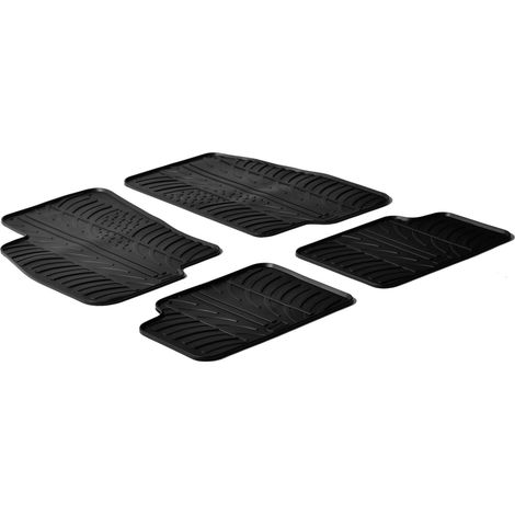 Set tappeti su misura in gomma - compatibile per Fiat Grande Punto 3p (09/0504/12) - Fiat Grande Punto 5p (09/0504/12) - Fiat Linea (01/0711/14)