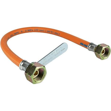 Manichetta gas pressione max. 20Bar con attacco bombola italia, lunghezza 100cm