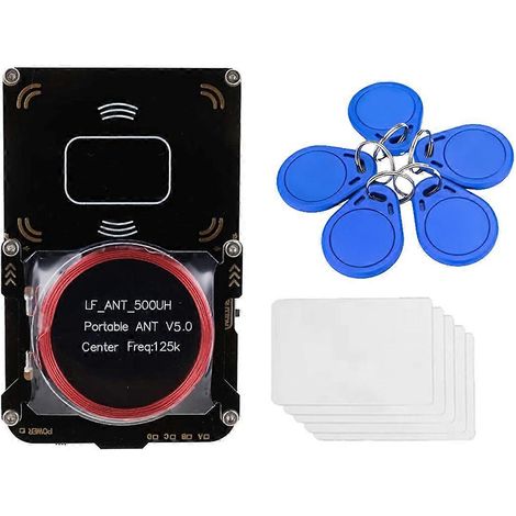 Proxmark3 RFID Card Reader+5XCUID Card/Keychain IC/ID Key Writer-Black- (1/5)