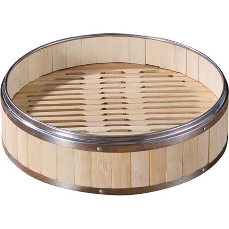 1 Panier vapeur bambou,acier inoxydable,cuisson uniforme,dim sum,usage domestique et commercial(Troisième trimestre : septembre) (1/5)