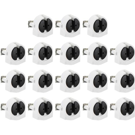 Paquet de 18 Support de Lampe Fluorescente T5 22 x 26 x 17 mm (1/5)