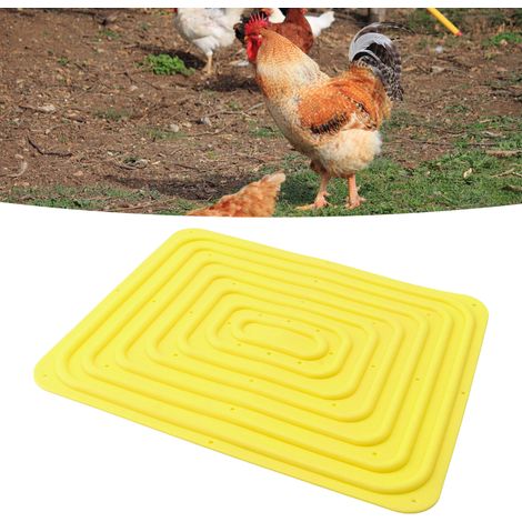 Tapis de nid de poule en silicone facile à nettoyer, jaune (1/5)