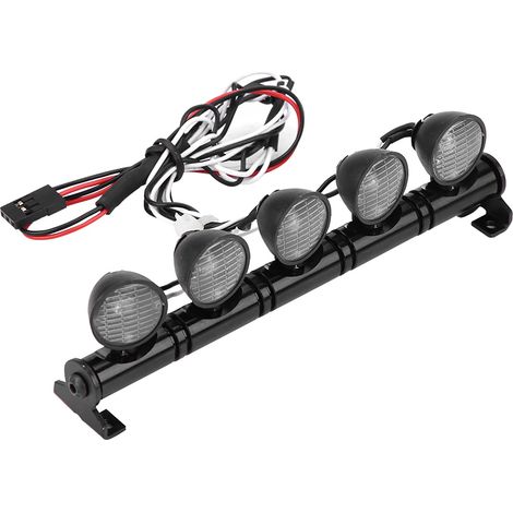 Barre lumineuse à 5 LED pour phares de voiture radiocommandée AXAIL SCX10 Traxxas
