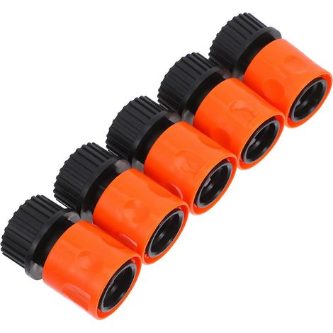 Lot de 15 raccords rapides fiables pour tuyau d'arrosage, étanches et résistants à l'eau. Construction robuste en ABS. (1/5)