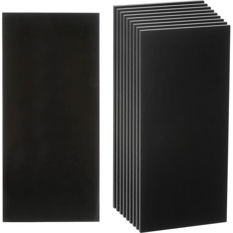 10Pcs Verre de Rechange pour Masque de Soudage, Dimensions 2" x 4.25", Teinte 9, Filtre de Protection Sombre pour Casque de Soudage, Noir (1/5)