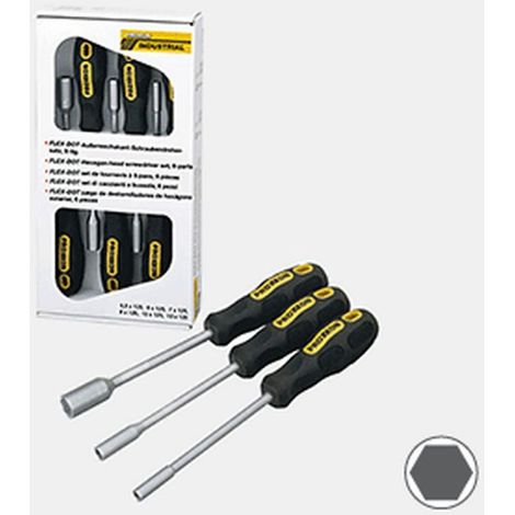 Proxxon FLEX-DOT Schraubendrehersatz Außen-6kant 6-tlg.