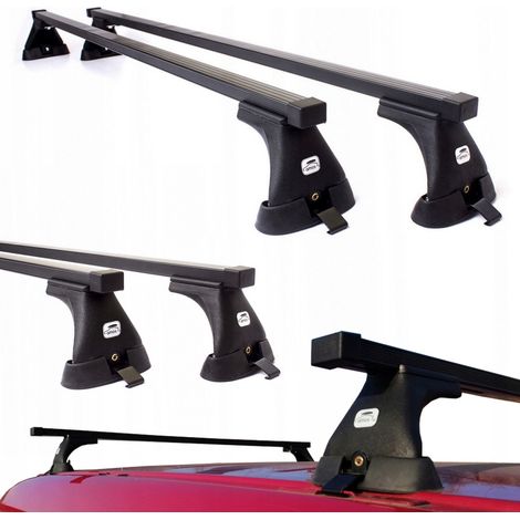 Barres de toit pour Citroën Berlingo et Peugeot Partner 1997-2008 – Acier – Capacité 75 kg – Kit complet d'assemblage