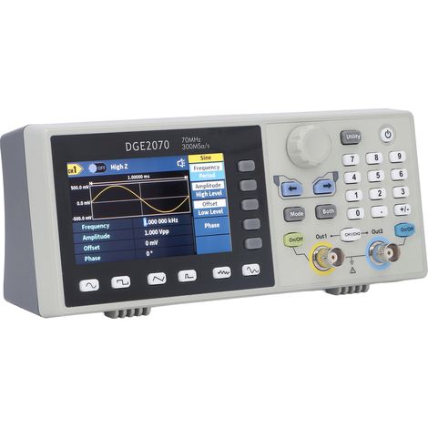 Générateur de formes d'ondes arbitraires 2 canaux 14 bits, générateur de fonctions précis pour télécommunications, alimentation AC 100-240V prise UE (1/5)