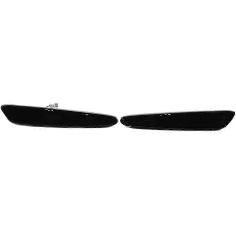 feux latéraux de pare-chocs avant compatibles avec Chevy Corvette Z06/C6 05-13, noir fluide FTWHBYV (1/4)
