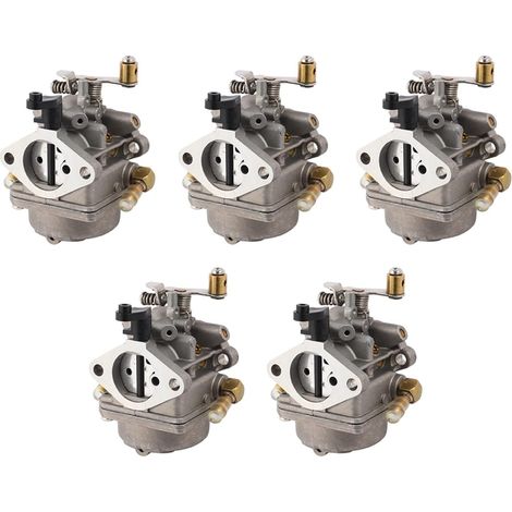 5X Assemblage de Carburateur pour F6 4 Temps 6HP 6BX-14301-10 6BX-14301-11 6BX-14301-00 (1/5)