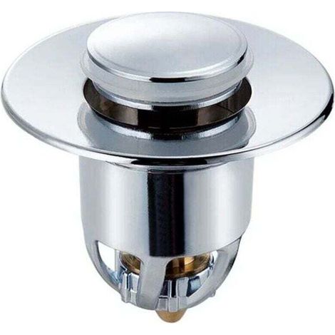 Filtro di scarico a pressione in acciaio inossidabile, tappo universale per lavandino, bagno, vasca da bagno, nuovo (1/4)