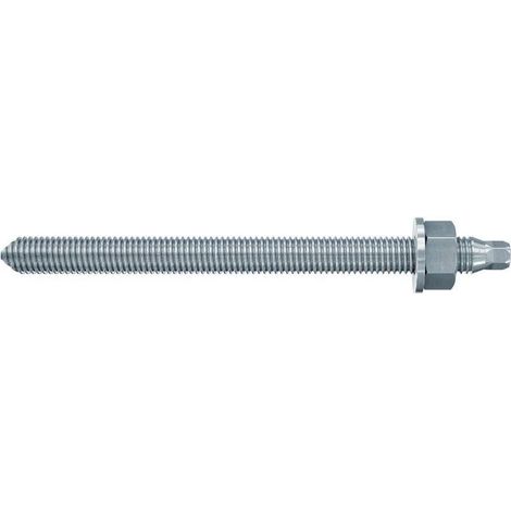 Fischer 10x asta di ancoraggio RG M 10 x 350 mm zincata elettroliticamente qualità acciaio 5.8 - 095718 (1/2)
