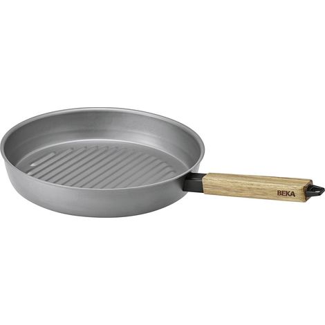 Beka Nomad Grillpfanne 28 cm Grau Karbonstahl (1/2)