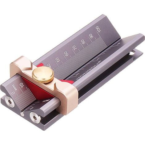 Bardusch-Jauge de mesure multifonction 3 en 1 - Jauge de profondeur de forage et de point de forage - Jauge d'angle de meulage et de hauteur de scie à table - Outil de travail du bois (1/5)