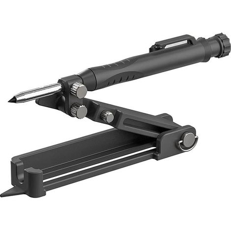 Fitags – Strumento di analisi multi-funzionale legno – Indicatore di contorno in lega di alluminio – maggiore Precisione per superfici irregolari – Nero (1/5)