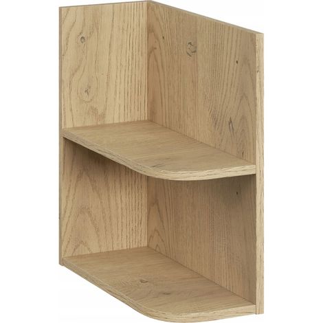 Caisson d’angle ouvert pour meuble de salle de bains DALIA chêne cremona – 20 cm