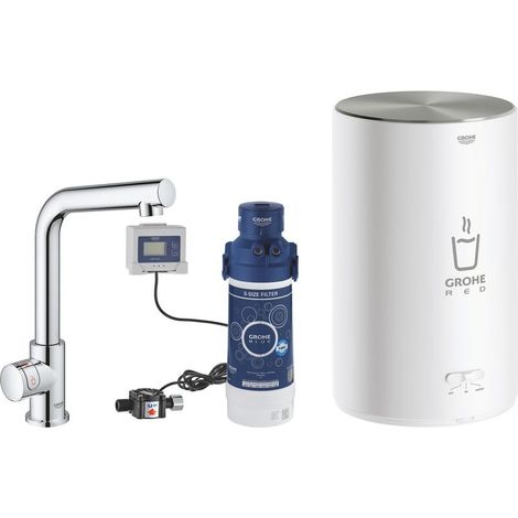 GROHE Red Mono Standventil und Boiler Größe M, L- Auslauf, (1/5)