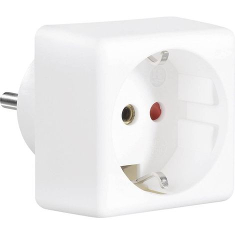 Adattatore da viaggio Kaiser 141K 10A 230 V compatto