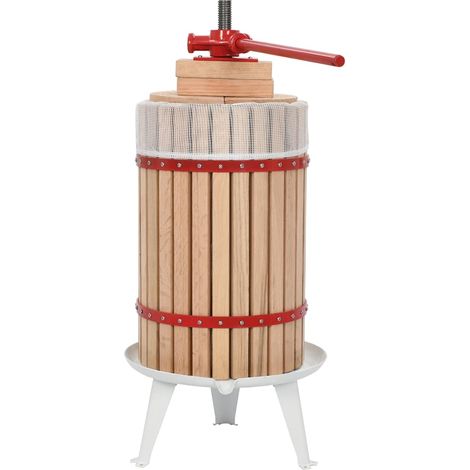 vidaXL Conjunto de prensa y trituradora de frutas y vinos 2 piezas (1/2)