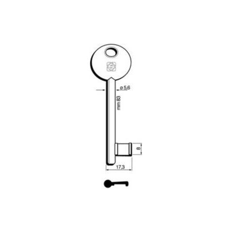 5 x SILCA 6P3S CHIAVE PATENT DISP BRONZATA