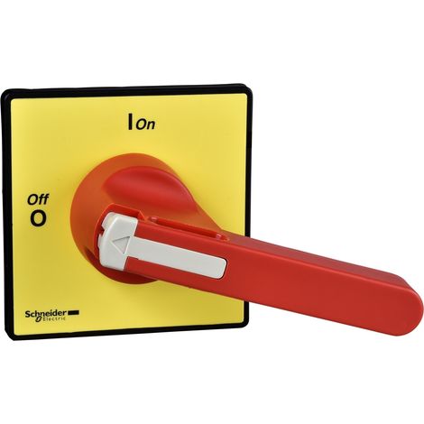 TeSys KCF - commande rotative frontale - pour V5,V6 - crosse rouge - KCF3PZ